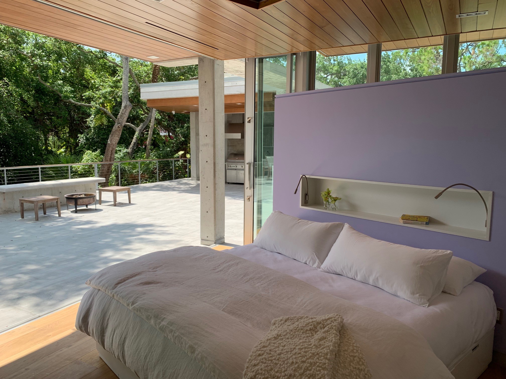 Open air bedroom - Siesta Key